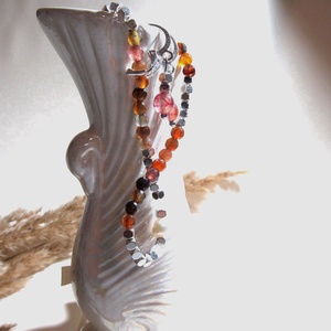 Minimalista Achát Hematit  ékszerszett természetes kövekből  tökéletes ajándék - ékszer - ékszerszett - Meska.hu