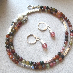 Minimalista Achát Hematit  ékszerszett természetes kövekből � tökéletes ajándék, Ékszer, Ékszerszett, Ékszerkészítés, MESKA