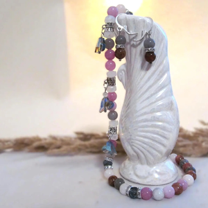 Cukor Felhő Ásvány Ékszer � Nyaklánc és Fülbevaló Szett Természetes Kövekből - ékszer - ékszerszett - Meska.hu