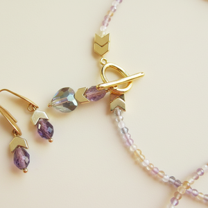 Lélekegyensúly � Különleges Fluorit és Hematit Ékszerek Ajándék Dísztasakban - ékszer - ékszerszett - Meska.hu