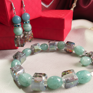 Zöld Aventurin Energiája � Rozsdamentes Acél Ékszer Szett � Ajándék, Ami Örökké Tart - ékszer - ékszerszett - Meska.hu