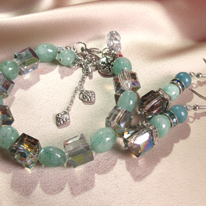 Zöld Aventurin Energiája � Rozsdamentes Acél Ékszer Szett � Ajándék, Ami Örökké Tart - ékszer - ékszerszett - Meska.hu