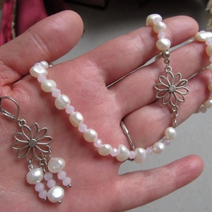 Vintage Álom � Kézzel Készült Virágos Ékszerkompozíció - ékszer - ékszerszett - Meska.hu