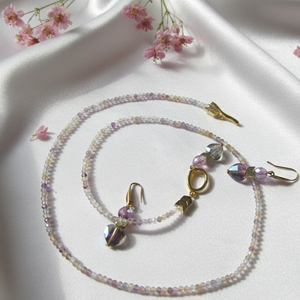 Lélekegyensúly � Különleges Fluorit és Hematit Ékszerek Ajándék Dísztasakban - ékszer - ékszerszett - Meska.hu