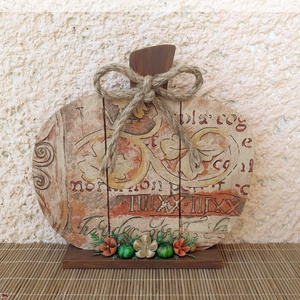 Őszi asztali dekor, Otthon & Életmód, Dekoráció, Asztal és polc dekoráció, Asztaldísz, Decoupage, transzfer és szalvétatechnika, Mindenmás, MESKA