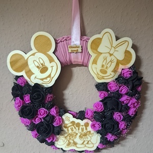 Kopogtató Minnie-Mickey, Otthon & Életmód, Dekoráció, Ajtó- és ablak dekoráció, Ablakdísz, , MESKA
