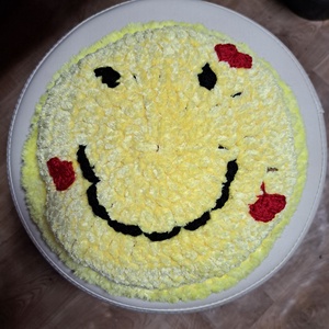 Horgolt smiley párna, Játék & Sport, Ovis felszerelés, Ovis párna, kispárna, , MESKA