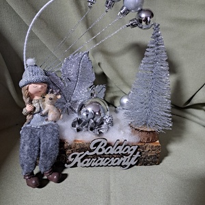 Karácsonyi asztaldísz, Karácsony, Karácsonyi lakásdekoráció, Karácsonyi lakásdíszek, , MESKA