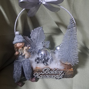 Karacsonyi asztaldísz - Meska.hu