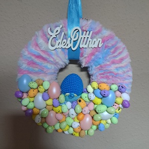 Húsvéti kopogtató, Otthon & Életmód, Dekoráció, Ajtó- és ablak dekoráció, Ajtódísz & Kopogtató, , MESKA