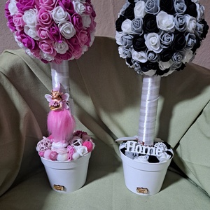 Habrózsa fa, Otthon & Életmód, Virágdekoráció, Virágdíszek, Asztali virágdísz, , MESKA