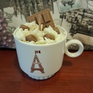 Kávés szójaviasz gyertya, Otthon & Életmód, Gyertya, illat, aroma, Gyertya, Gyertya-, mécseskészítés, MESKA