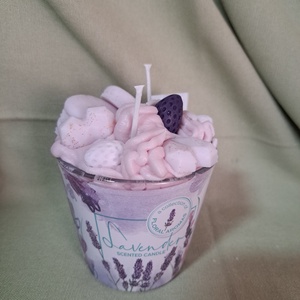 Levendulás gyertya - Meska.hu