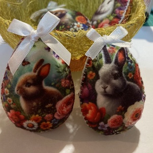 Húsvéti tojás masnival - otthon & életmód - dekoráció - dísztárgy - Meska.hu