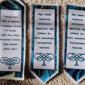 Többféle filc könyvjelző - könyv & zene - könyvjelző - Meska.hu