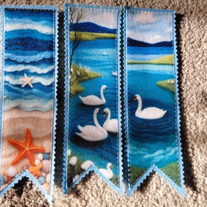 Többféle filc könyvjelző, Könyv & Zene, Könyvjelző, Varrás, MESKA