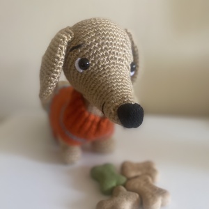 Tacskó - játék & sport - plüssállat & játékfigura - kutya - Meska.hu