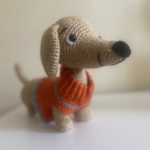 Tacskó - játék & sport - plüssállat & játékfigura - kutya - Meska.hu