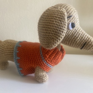 Tacskó - játék & sport - plüssállat & játékfigura - kutya - Meska.hu