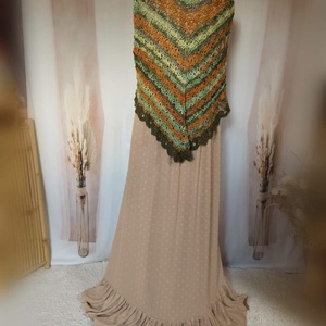 Színátmenetes vállkendő - ruha & divat - sál, sapka, kendő - vállkendő - Meska.hu