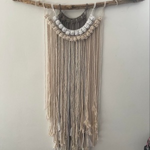 Makramé falidísz - Meska.hu