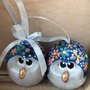 Cuki tavaszi baglyokák (kék), Otthon & Életmód, Dekoráció, Dísztárgy, , MESKA
