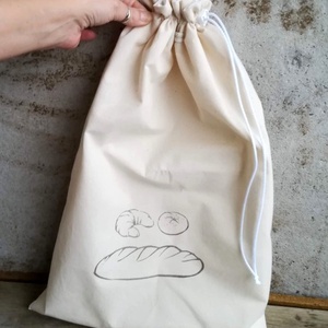Kenyeres zsák - 1 kg-os kenyérhez - otthon & életmód - konyhafelszerelés, tálalás - konyhai tárolás - kenyértartó - Meska.hu