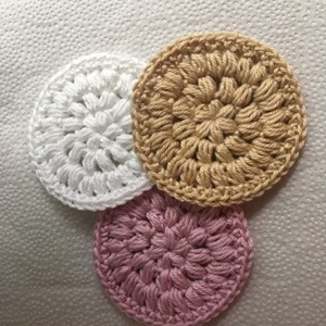 Horgolt pamut arctisztító korong szett -  - Meska.hu