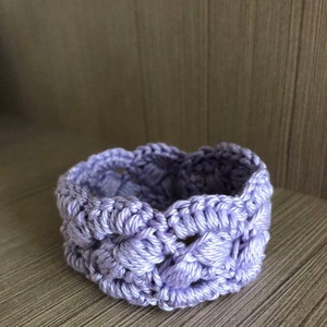 Horgolt karkötő ' Simple Lavender' - ékszer - karkötő - széles karkötő - Meska.hu Horgolt karkötő ' Simple Lavender' - ékszer - karkötő - széles karkötő - Meska.hu