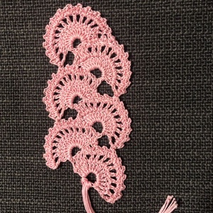 Horgolt könyvjelző 'Rose' - könyv & zene - könyvjelző - Meska.hu