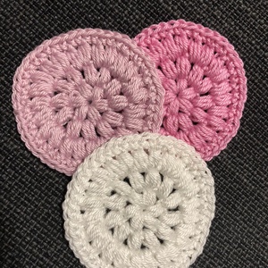 Arctisztító korongok 'Rose' - szépségápolás - arcápolás - arctisztító korong - Meska.hu