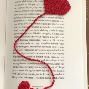 Szívecskés könyvjelző 3db 'valentin' - könyv & zene - könyvjelző - Meska.hu