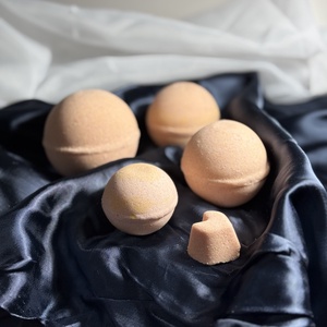 Grapefruit fürdőbomba - szépségápolás - szappan & fürdés - fürdősó, fürdőgolyó, habfürdő - Meska.hu