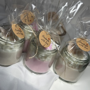Szójaviasz illatgyertya Pannacotta-málna - otthon & életmód - gyertya, illat, aroma - gyertya - Meska.hu
