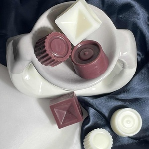 Szója illatviasz fehércsoki-szederdzsem 6db - otthon & életmód - gyertya, illat, aroma - illatviasz - Meska.hu