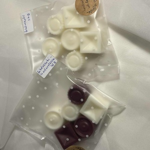 Szója illatviasz fehércsoki-szederdzsem 6db - otthon & életmód - gyertya, illat, aroma - illatviasz - Meska.hu