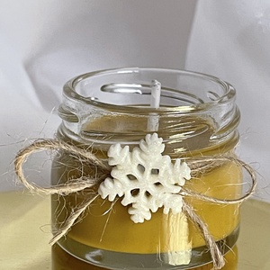 Szója illatgyertya fűszeres mézeskalacs mini - karácsony - karácsonyi lakásdekoráció - karácsonyi illatgyertya, mécses - Meska.hu