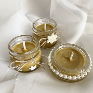 Karácsonyi illatgyertya mézeskalács mini  - karácsony - karácsonyi lakásdekoráció - karácsonyi illatgyertya, mécses - Meska.hu