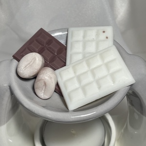 Szója illatviasz kávé-fehércsoki - otthon & életmód - gyertya, illat, aroma - illatviasz - Meska.hu