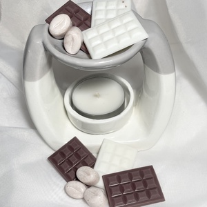 Szója illatviasz kávé-fehércsoki - otthon & életmód - gyertya, illat, aroma - illatviasz - Meska.hu