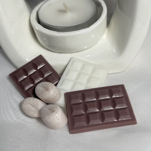 Szója illatviasz kávé-fehércsoki - otthon & életmód - gyertya, illat, aroma - illatviasz - Meska.hu