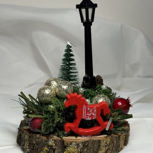 Karácsonyi dísz , Karácsony, Karácsonyi lakásdekoráció, Karácsonyi lakásdíszek, Virágkötés, MESKA