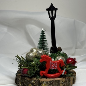 Karácsonyi dísz  - karácsony - karácsonyi lakásdekoráció - karácsonyi lakásdíszek - Meska.hu