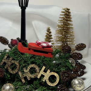 Karácsonyi asztaldísz - karácsony - karácsonyi lakásdekoráció - karácsonyi lakásdíszek - Meska.hu