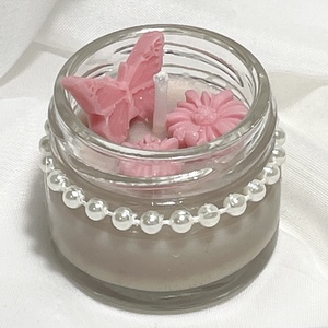 Mini üveges szója illatgyertya karácsonyi süti - karácsony - karácsonyi lakásdekoráció - karácsonyi illatgyertya, mécses - Meska.hu