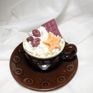 Szójaviasz illatgyertya karácsonyi málnás kávé - karácsony - karácsonyi lakásdekoráció - karácsonyi illatgyertya, mécses - Meska.hu