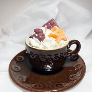 Szójaviasz illatgyertya karácsonyi málnás kávé - karácsony - karácsonyi lakásdekoráció - karácsonyi illatgyertya, mécses - Meska.hu