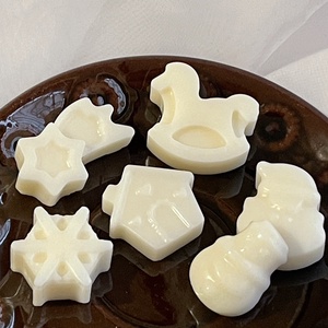 Szója illatviasz kókusz- vanília, Karácsony, Karácsonyi lakásdekoráció, Karácsonyi illatgyertya, mécses, Gyertya-, mécseskészítés, MESKA