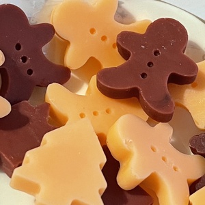 Karácsonyi szója illatviasz  20 g - karácsony - karácsonyi lakásdekoráció - karácsonyi illatgyertya, mécses - Meska.hu