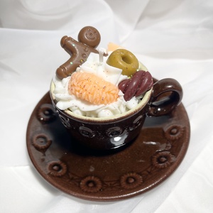 Szójaviasz illatgyertya karácsonyváró kávé illattal - Meska.hu